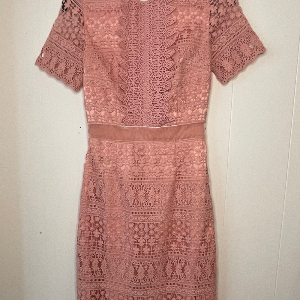 Rachel Parcell Pink Midi Dress